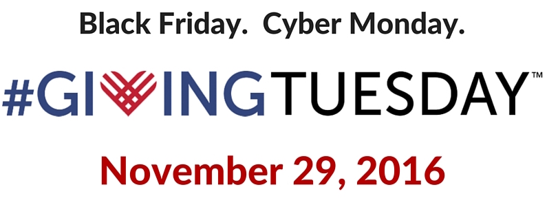Giving Tuesday logo with date 11/29/2016