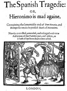 Title page of The Spanish Tragedy (1615)