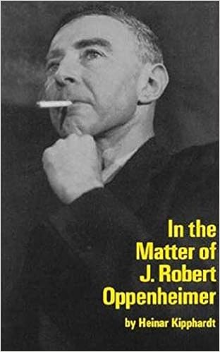 Play cover image of In the Matter of J Robert Oppenheimer by Heinar Kipphardt