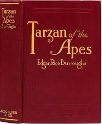 Book cover image of early edition of Tarzan of the Apes