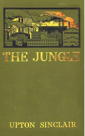Book Cover image of early edition of The Jungle