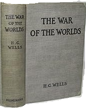 Book cover image of first edition of The War of the Worlds