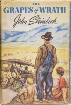 Book cover image of The Grapes of Wrath, early edition