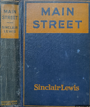 Book cover image of Main Street, early edition