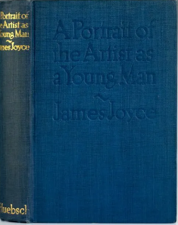 Book cover image for Portrait of the Artist as a Young Man, early edition