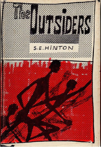 Early edition book cover of The Outsiders