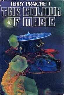 Early edition book cover of The Color of Magic