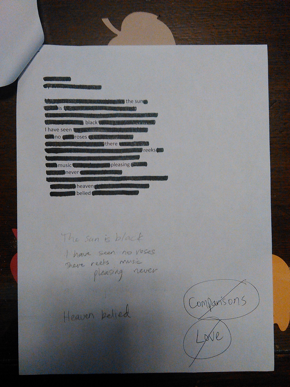 Kids Writing Workshop Blackout Poetry Kids Blog