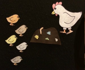 Five Little Chickens Flannelboard1 Cropped