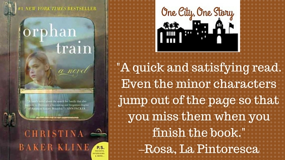Orphan Train cover and staff blurb