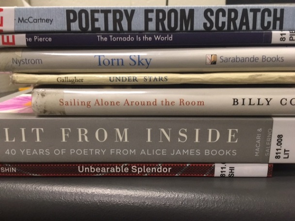 book spine poetry